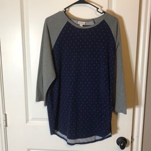 Lularoe 3/4 sleeve 2xl